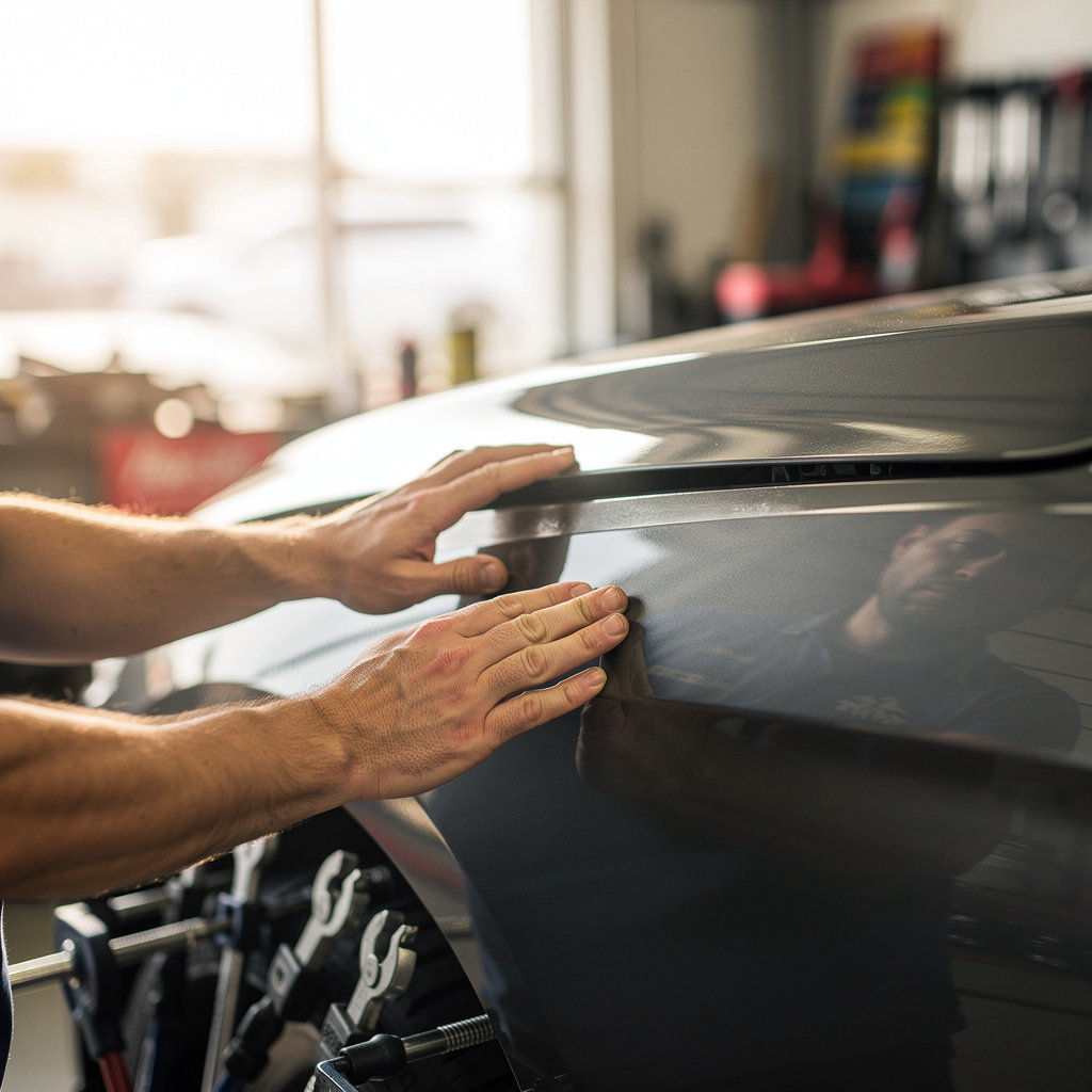 City Frame & Autobody Repair San Diego technician performing expert auto body and frame repair services